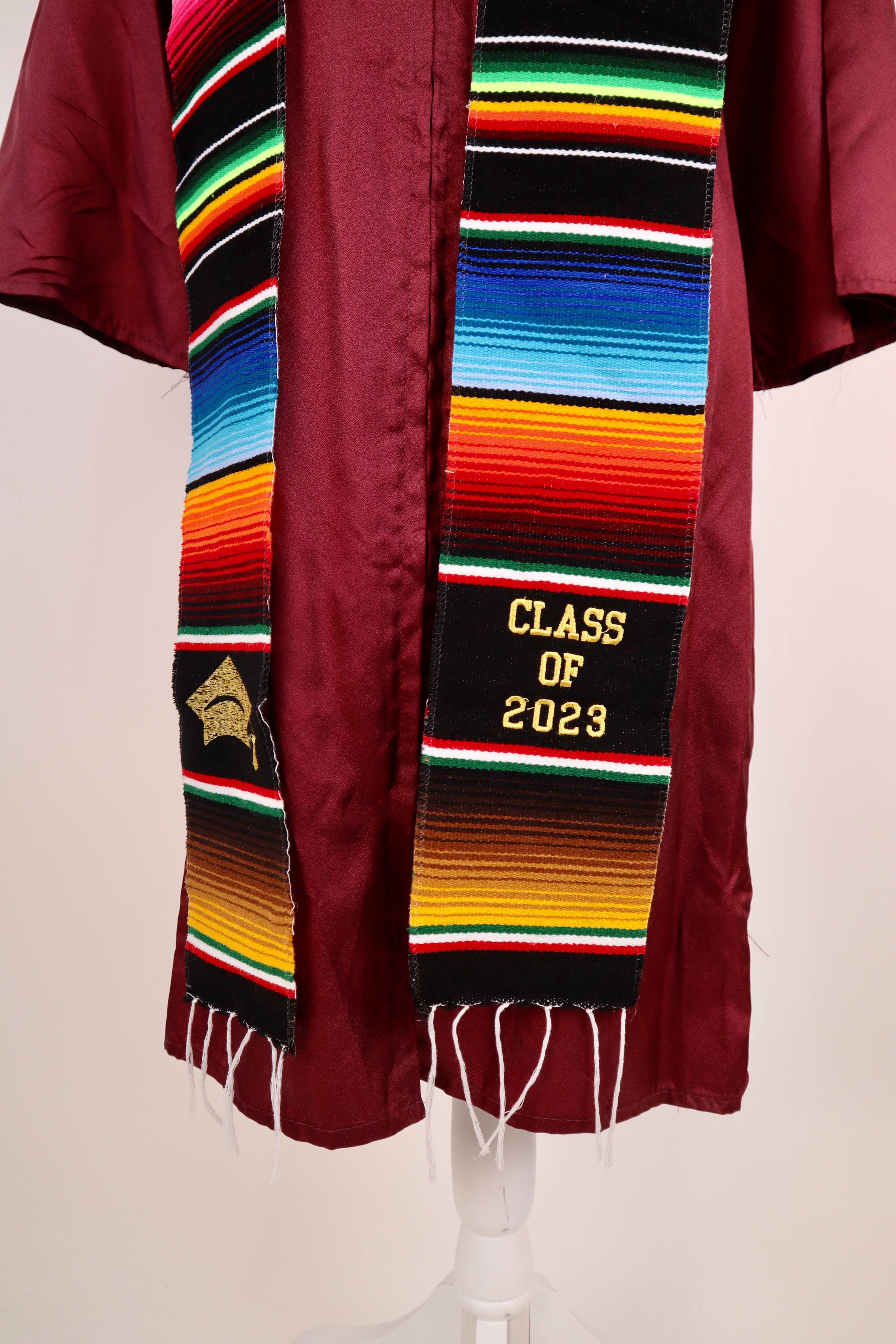 Chasing Camilla - Wholesale Scarf - Unisex - Zarape Graduation Stole7