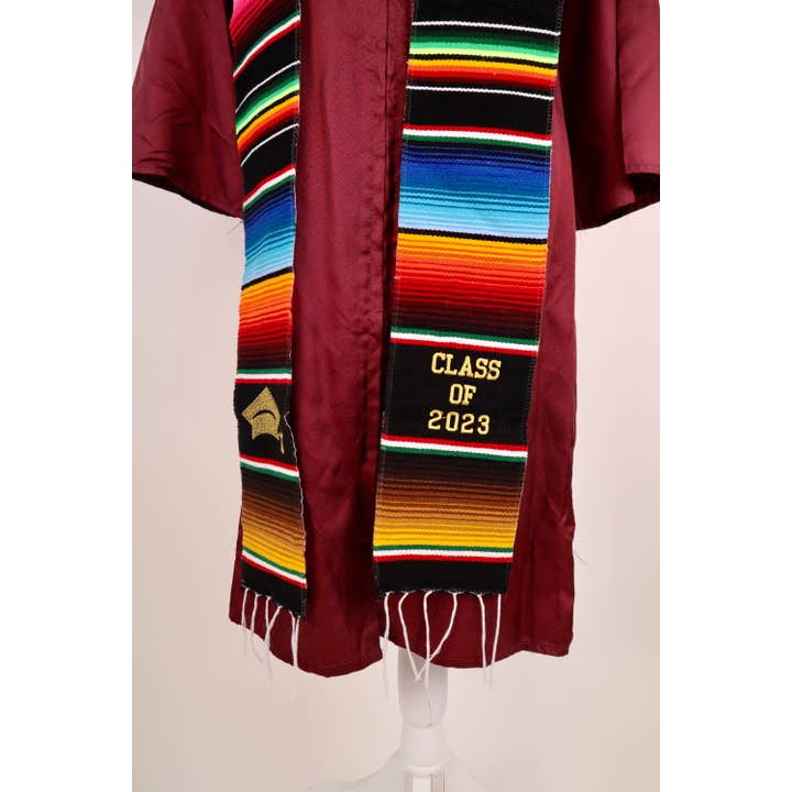 Chasing Camilla - Wholesale Scarf - Unisex - Zarape Graduation Stole7