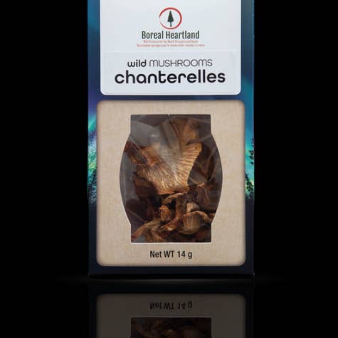 Boreal Heartland - Wholesale Dried/Dehydrated Vegetables - Dried Chanterelle Mushrooms