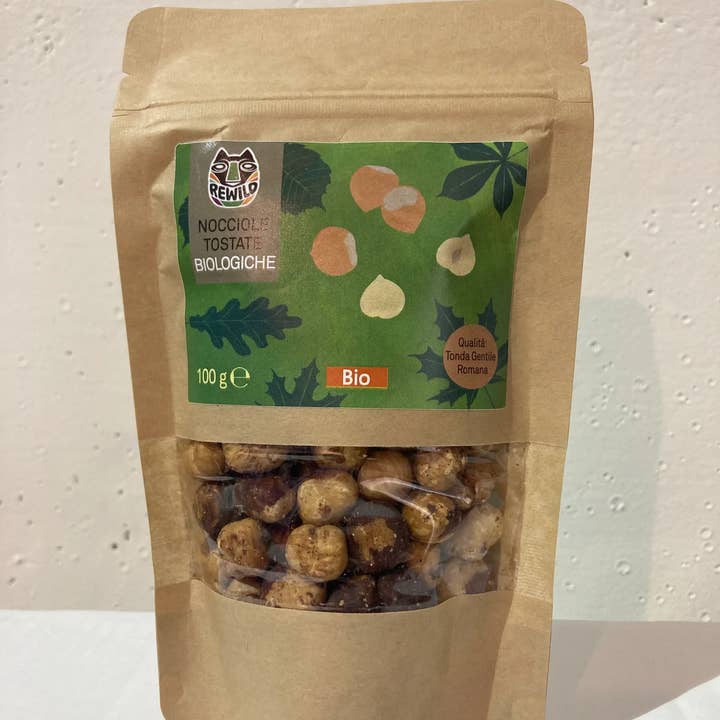 Rewild Srl - Wholesale Nuts - ORGANIC ROASTED ROMAN ROUND HAZELNUT 100G2