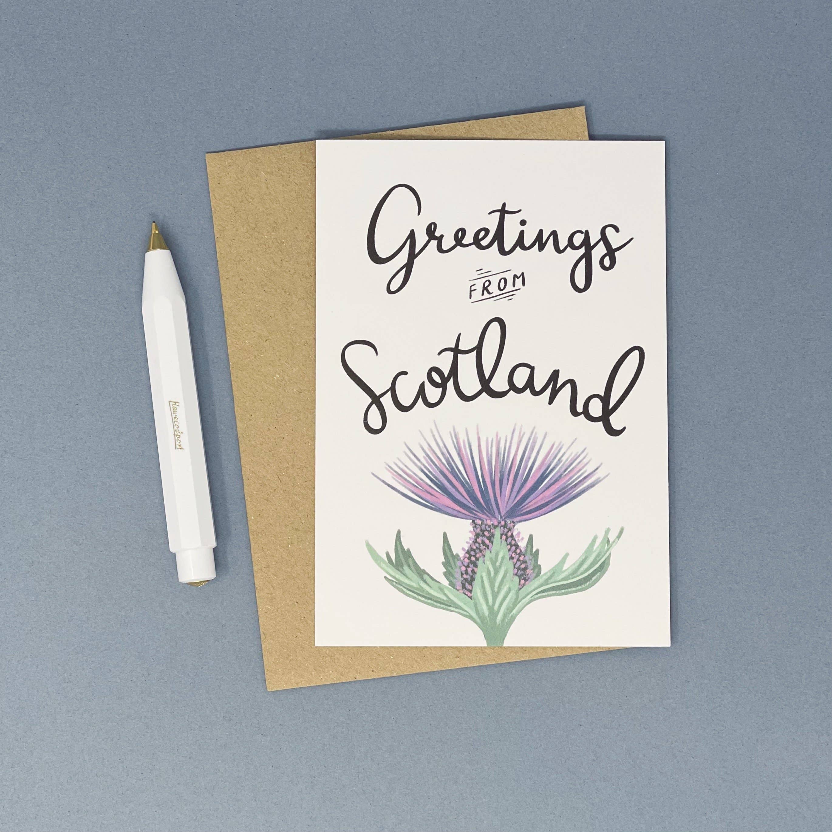 Lomond Paper Co – wholesale Everyday greeting card – Greetings from Scotland5