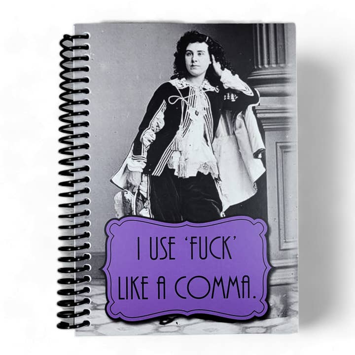 I Use Fuck Like a Comma Notebook for wholesale by ChicalooKate