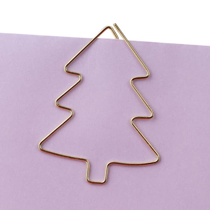 liebevoll verpackt - Wholesale Paperclip - Clips Gold Christmas, reindeer, gift, fir tree, star1