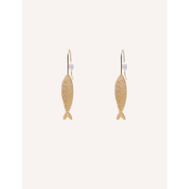 Gyllene Borstad YXQ E448 Örhängen för wholesale på Faire