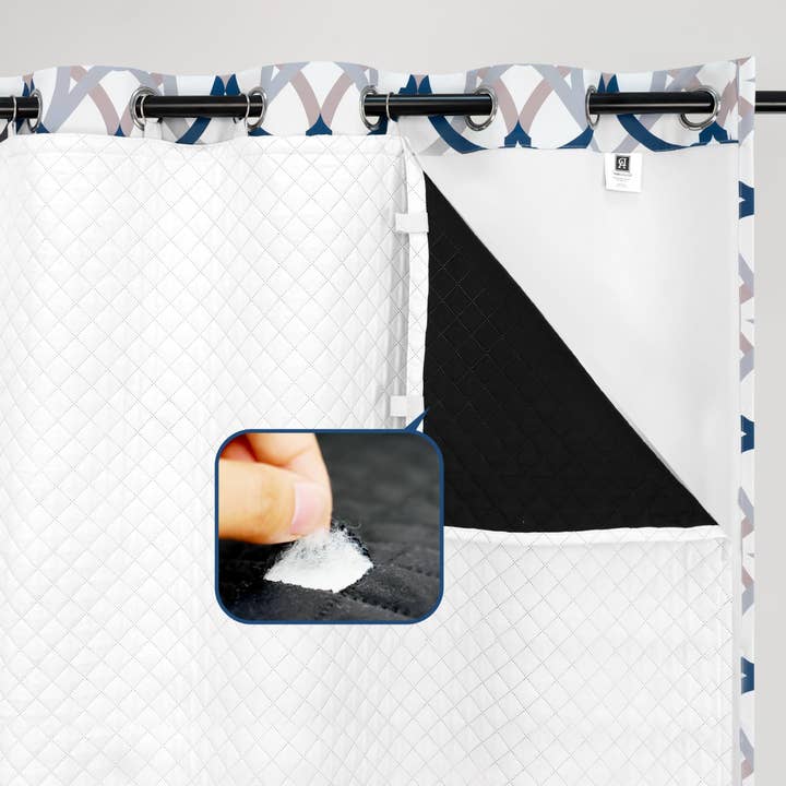 DriftAway - Wholesale Curtain - Soundproof Thermal Insulated Quilted Blackout Curtain Liners