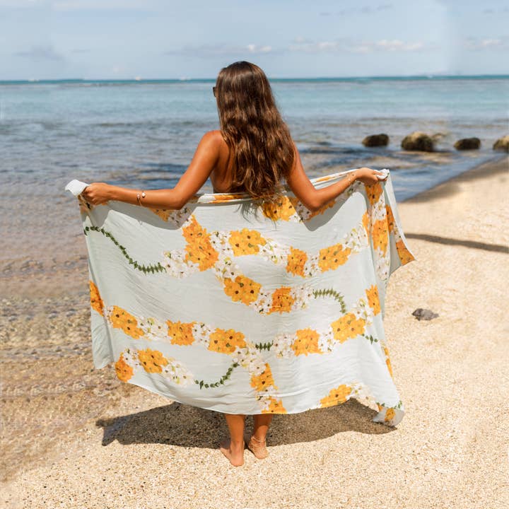 Misha Hawaii Home - Wholesale Scarf - Women's - Puakenikeni Pareo