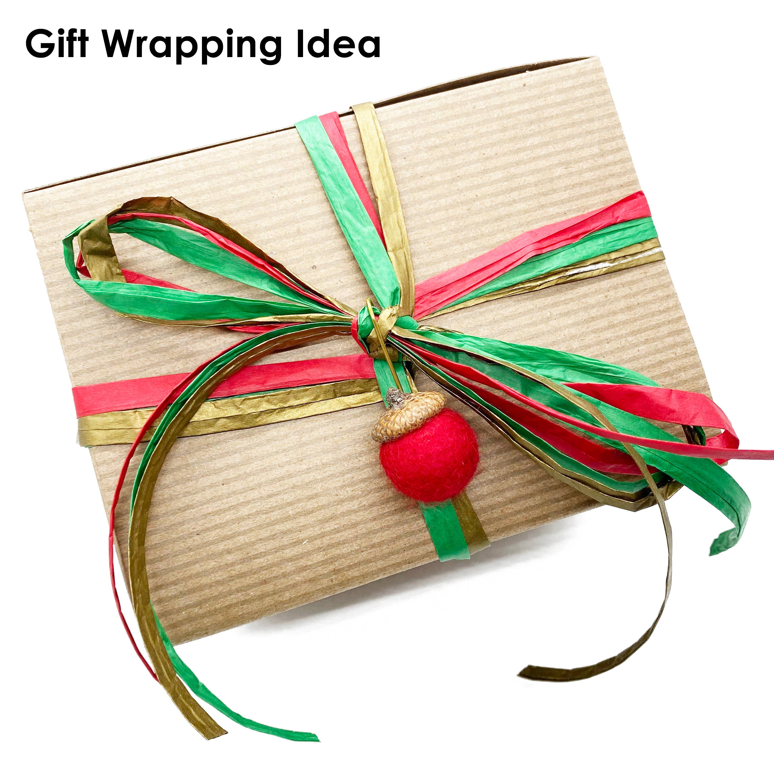 Oakwind Hollow - Wholesale Ornament - Felt Wool Acorn Ornaments - Pumpkin Spice5