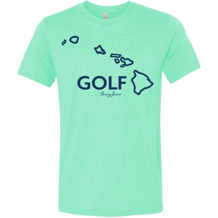 Camiseta Unissex Golf Hawaii por atacado de SwingJuice