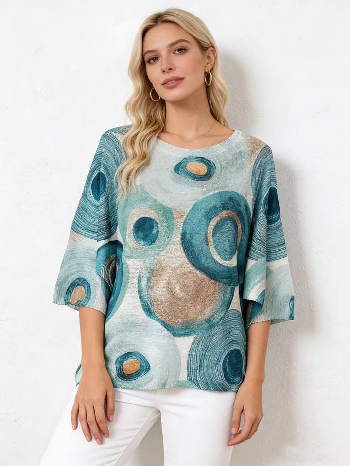 CX 998-04 - Tryckt topp i mesh för wholesale av Lucky Nana