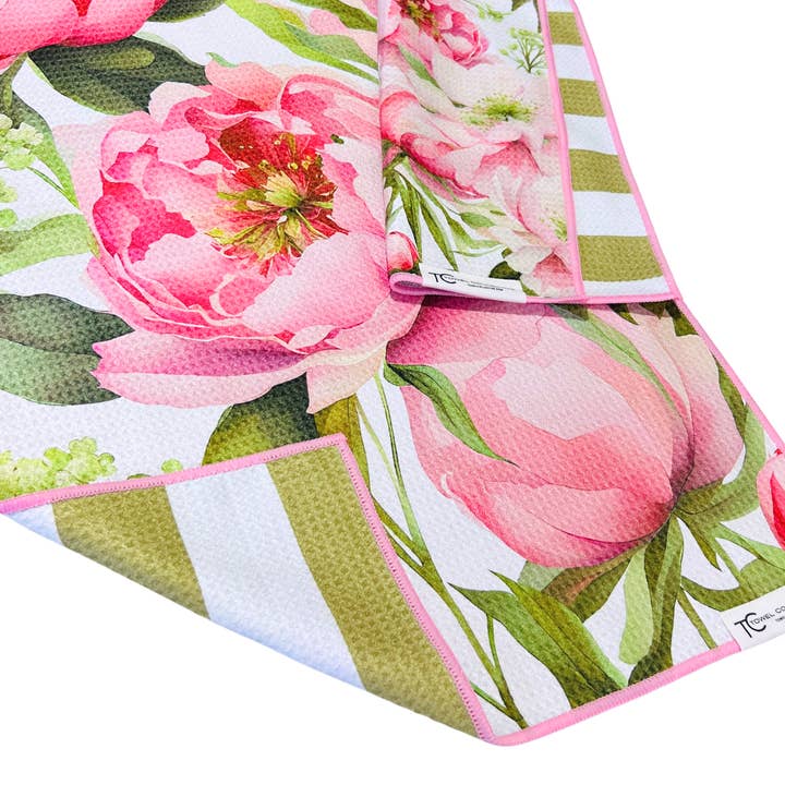 Project Home DIY / Towel Collective - Wholesale Tea Towel - Peony Paradise | Waffle Weave Microfiber Towels Kitchen & Bath8