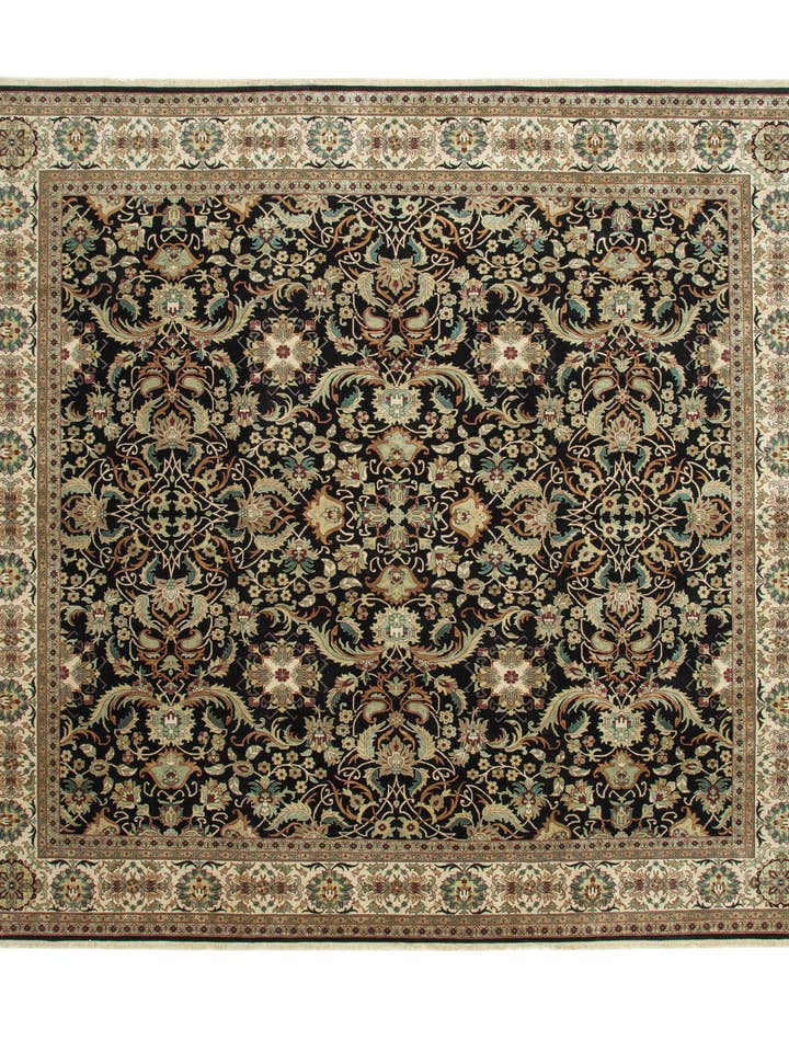12x12 Schwarzer Oushak-Teppich - 36053 für den Großhandel von RUG N CARPET