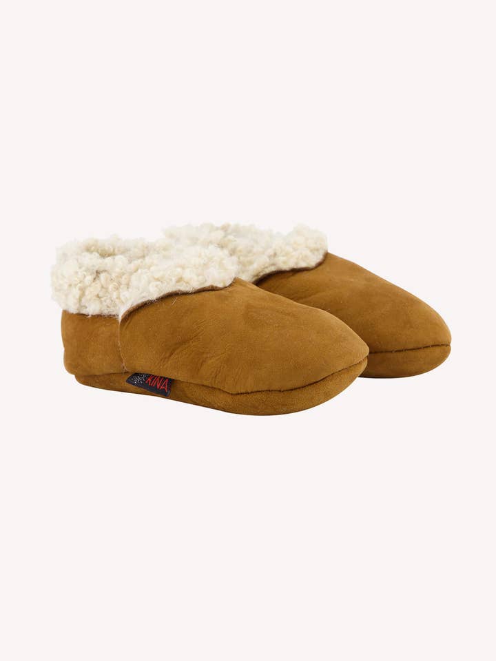 Nui Organics - Wholesale Booties - Baby - Kina Booties Natural