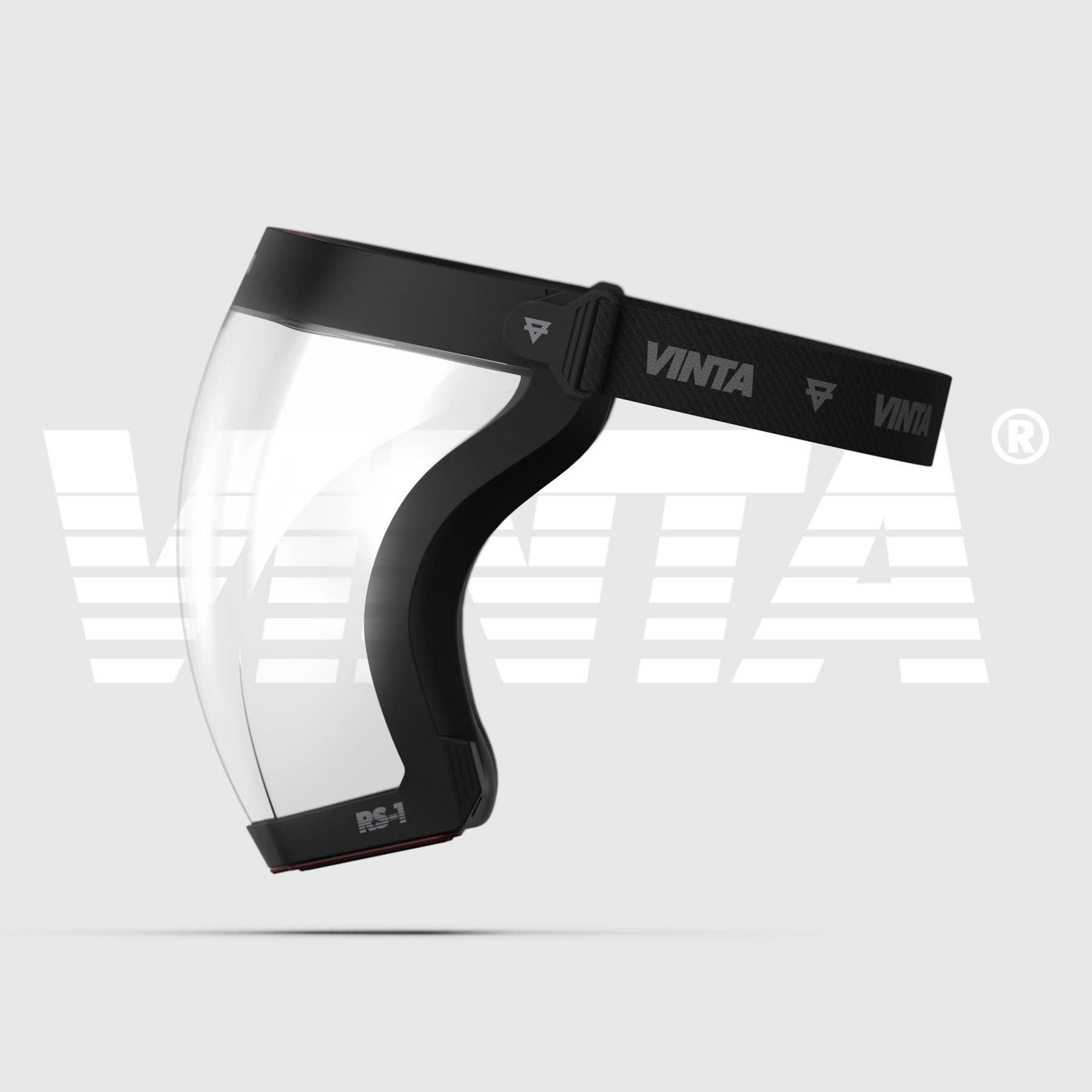 VINTA - Wholesale Protective Face Mask/Shield - Rs-1 Black