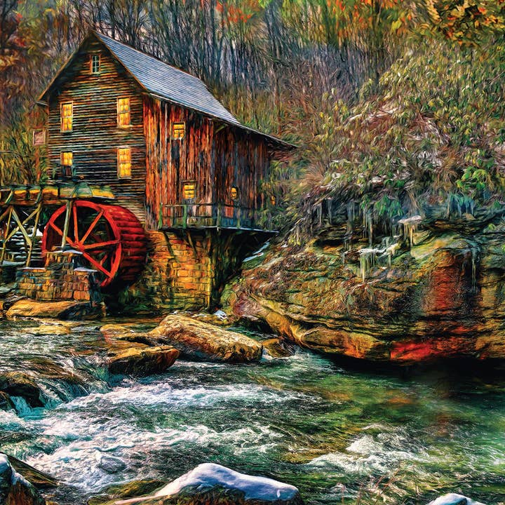 Willow Creek Press & Gifts - Wholesale Puzzle - Adult - Old Mill 1000-Piece Puzzle2
