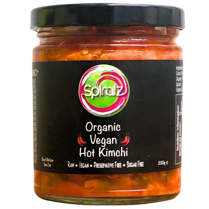 Spiralz Fermented Foods - Wholesale Pickled vegetables - 220G TASTER JAR'S7