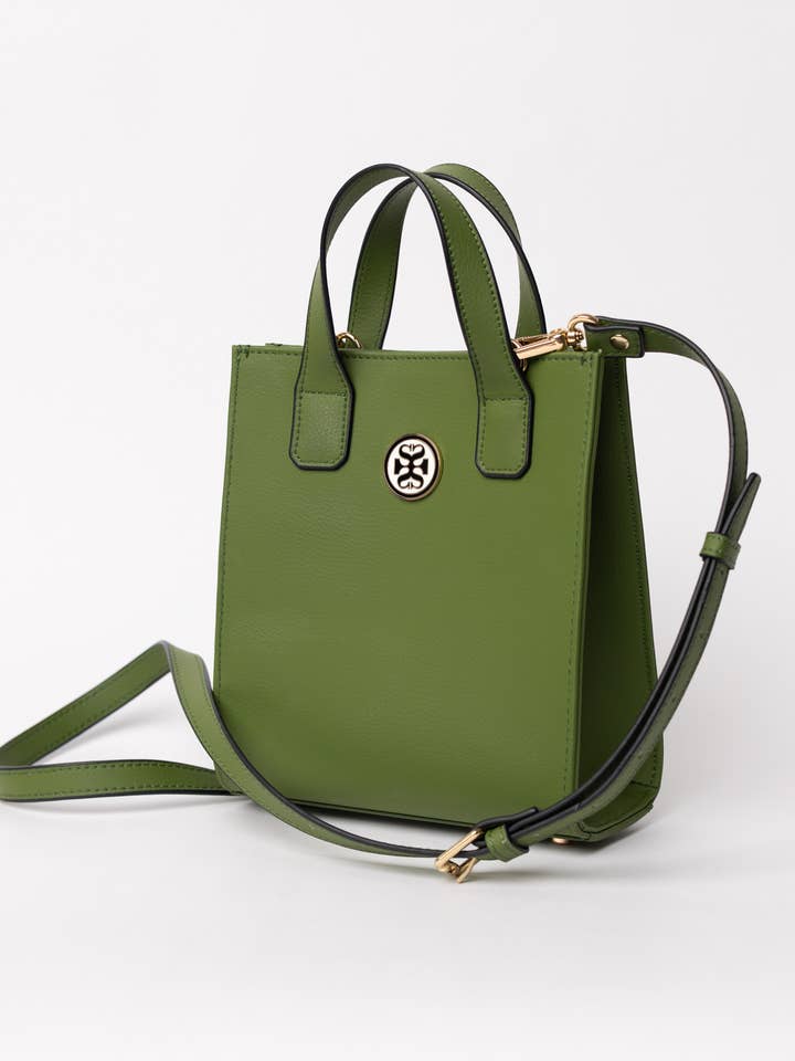 PINE GIA VEGAN LEATHER MINI TOTE 🌿 for wholesale by Scalzini Accessories