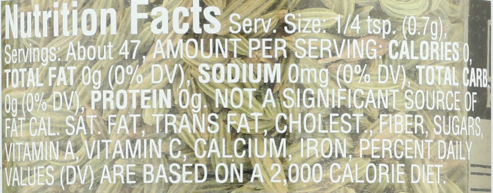 Everyday Supply Co - Wholesale Herbs - MORTON & BASSETT FENNEL SEED ORG - Case of 32