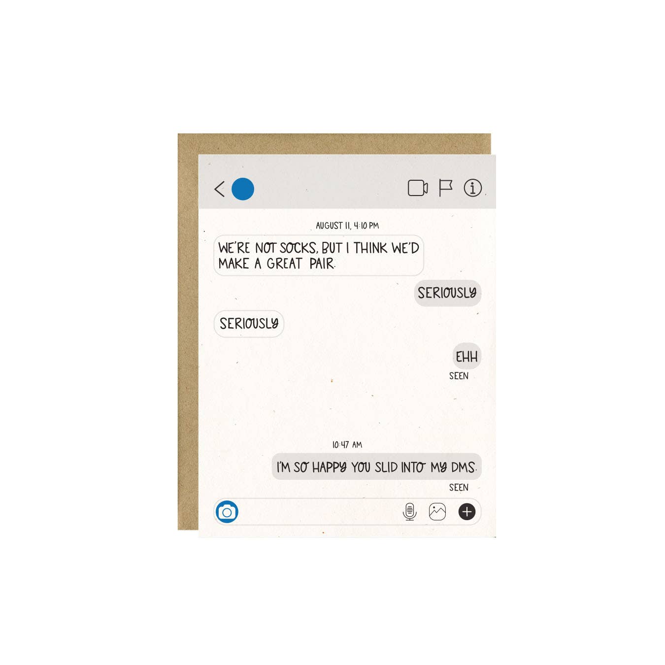 Little Lovelies Studio - Vente Cartes de Saint-Valentin - Glissé dans mes DM0