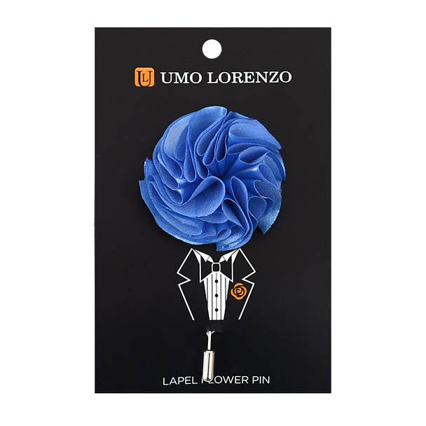 Selini New York - Wholesale Lapel Pin/Button - Solid Bouquet Piped Flower Lapel Pins4