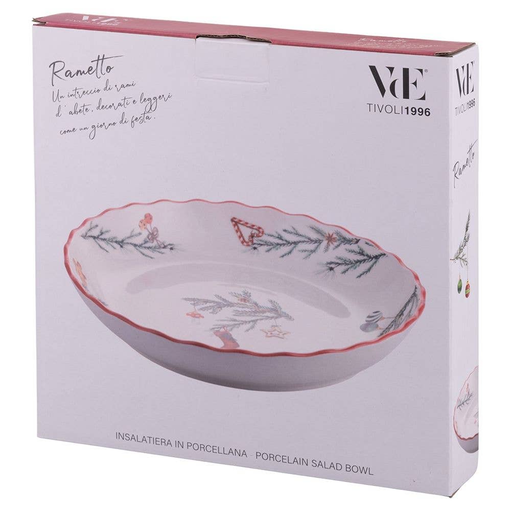 VdE Tivoli 1996 – Prato para servir por atacado – RAMETTO SALADEIRA 28,5CM PORCELANA1