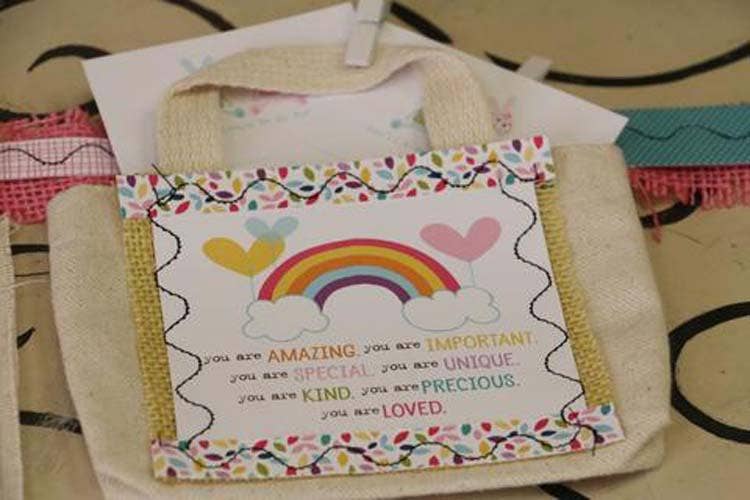 Ecstasy Crafts Distributing – Engroshandel Tote bag - Dame – Canvas Corp mini lærredstaske 5" x 4"3