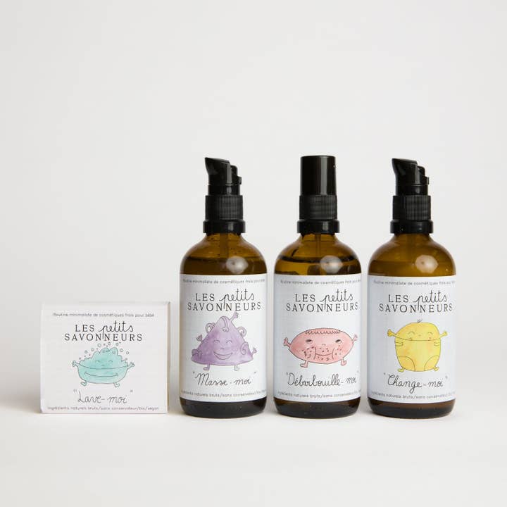 Igiene e routine di cura fin dalla nascita per la vendita all'ingrosso da parte di Les petits savonneurs