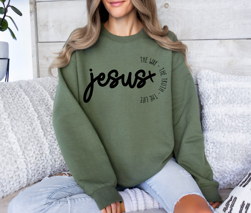 Simple Tymes - Vente Transfert pour sublimation - Jésus, le chemin, la vérité, impression DTF1