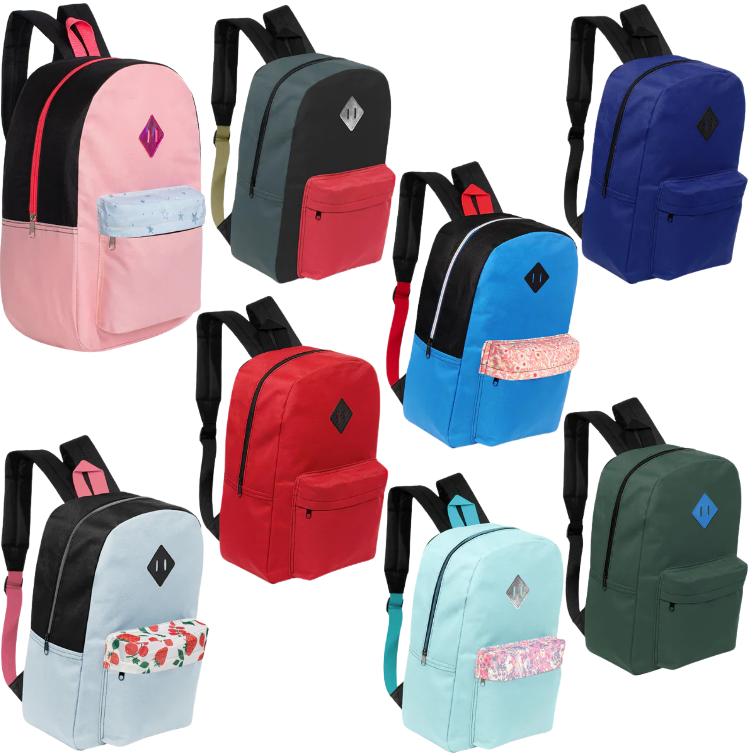 Happy PoP - Wholesale Backpack – Child - Wholesale Adjustable Back To School Backpack - Assorted0