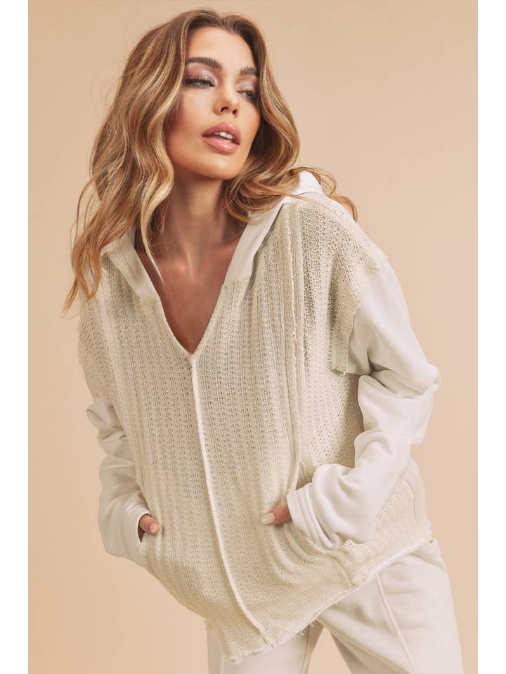 AEMI + CO - Wholesale Hoodie - Women's - 919BK Raquel Sweatshirt 211