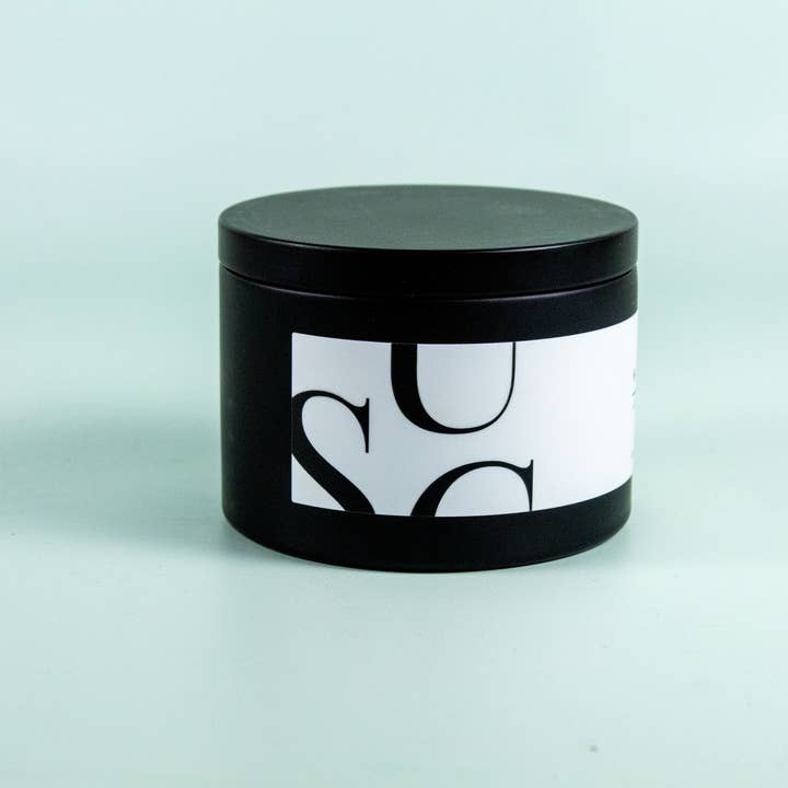 Unplug Soy Candles - Wholesale Travel Candles - Matte Black Travel Tin Soy Candle3