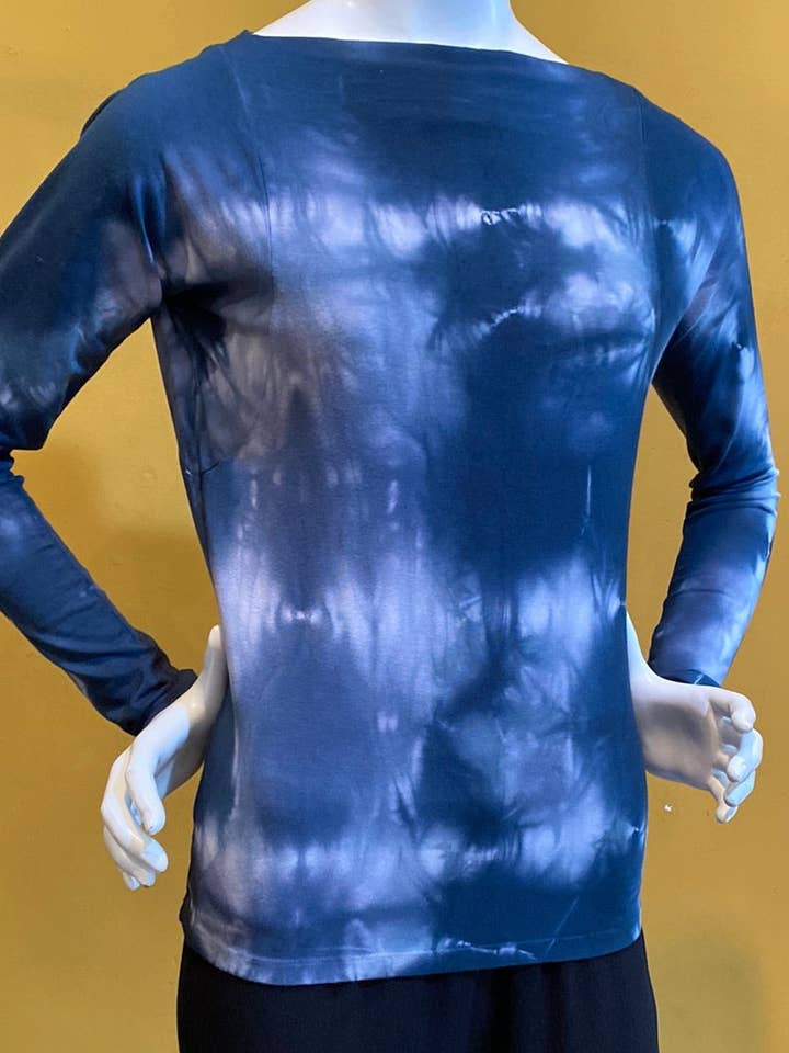 Båt Neck Färgad Topp för wholesale av Marla Duran