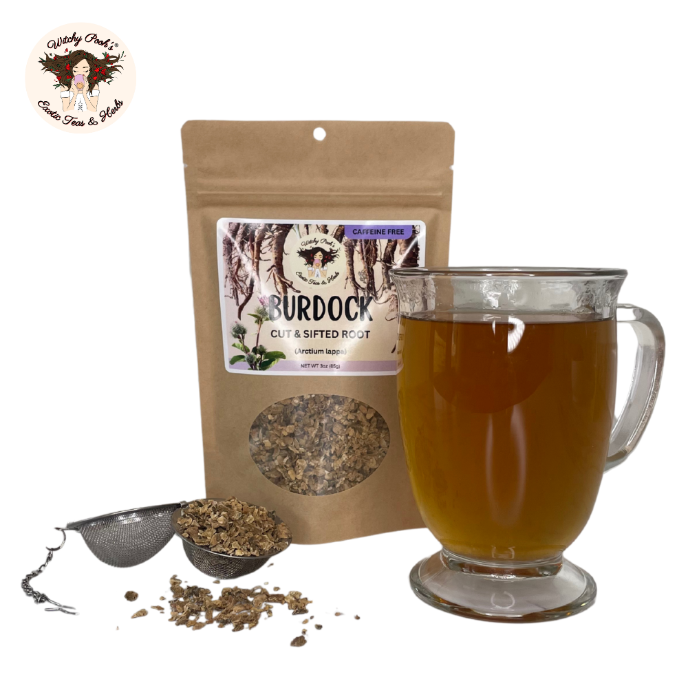 Witchy Pooh's Exotic Teas & Herbs - Wholesale Loose Tea - Witchy Pooh's Burdock Root Tea - Cut and Sifted18