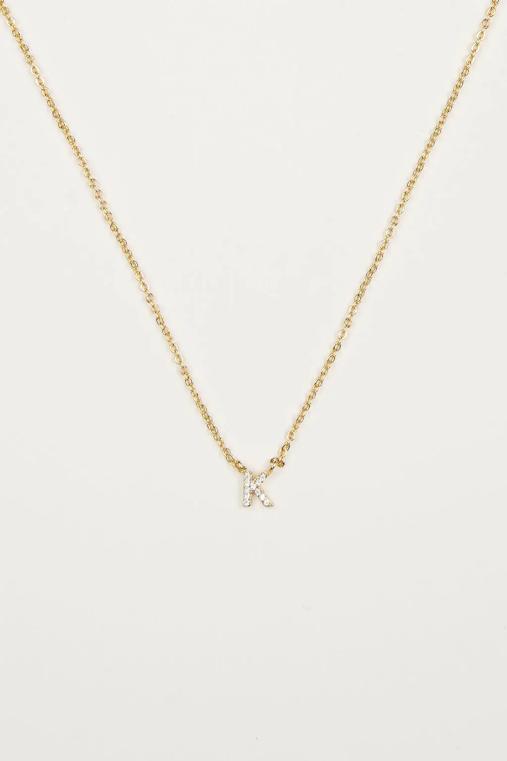 Brenda Grands Jewelry - Wholesale Jewelry Set - 18K Gold Dainty Shiny Initial Necklace - Set of 1623