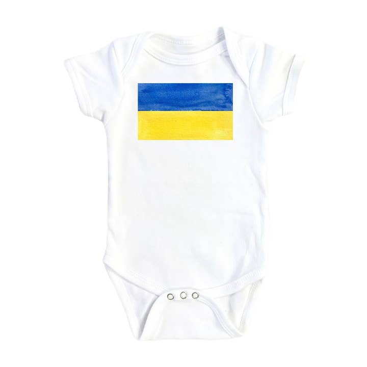 Ukrainian - Baby Boy Girl Clothes Infant Bodysuit Funny Cute Newborn for wholesale by North Fork Forager LLC