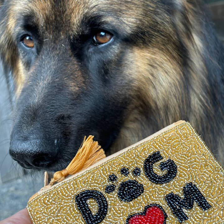 Muno – Engroshandel Posetaske - Dame – Håndlavet Perlebesat Hundemor Pung * Gave *4