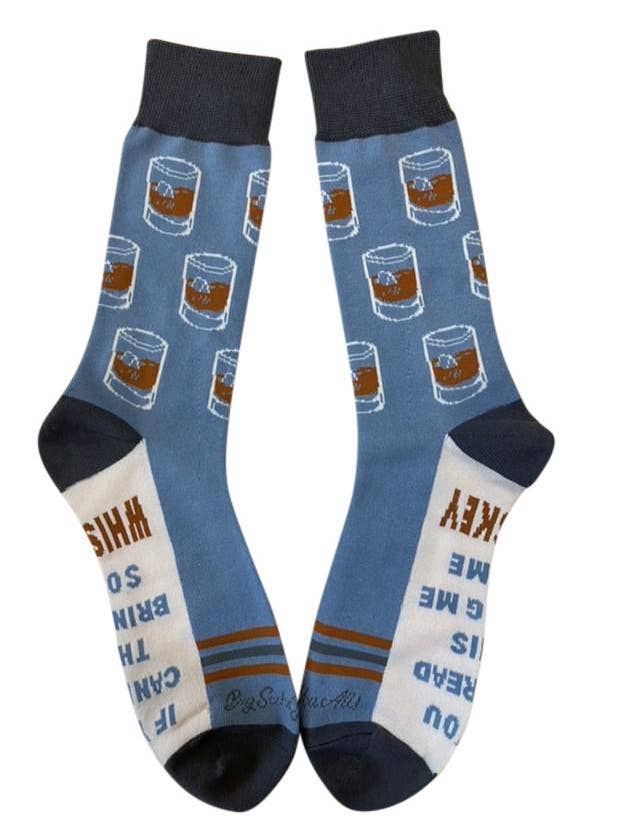 If You Can Read This Bring Me Some Whiskey Men's Socks for wholesale by Buy Socks You All