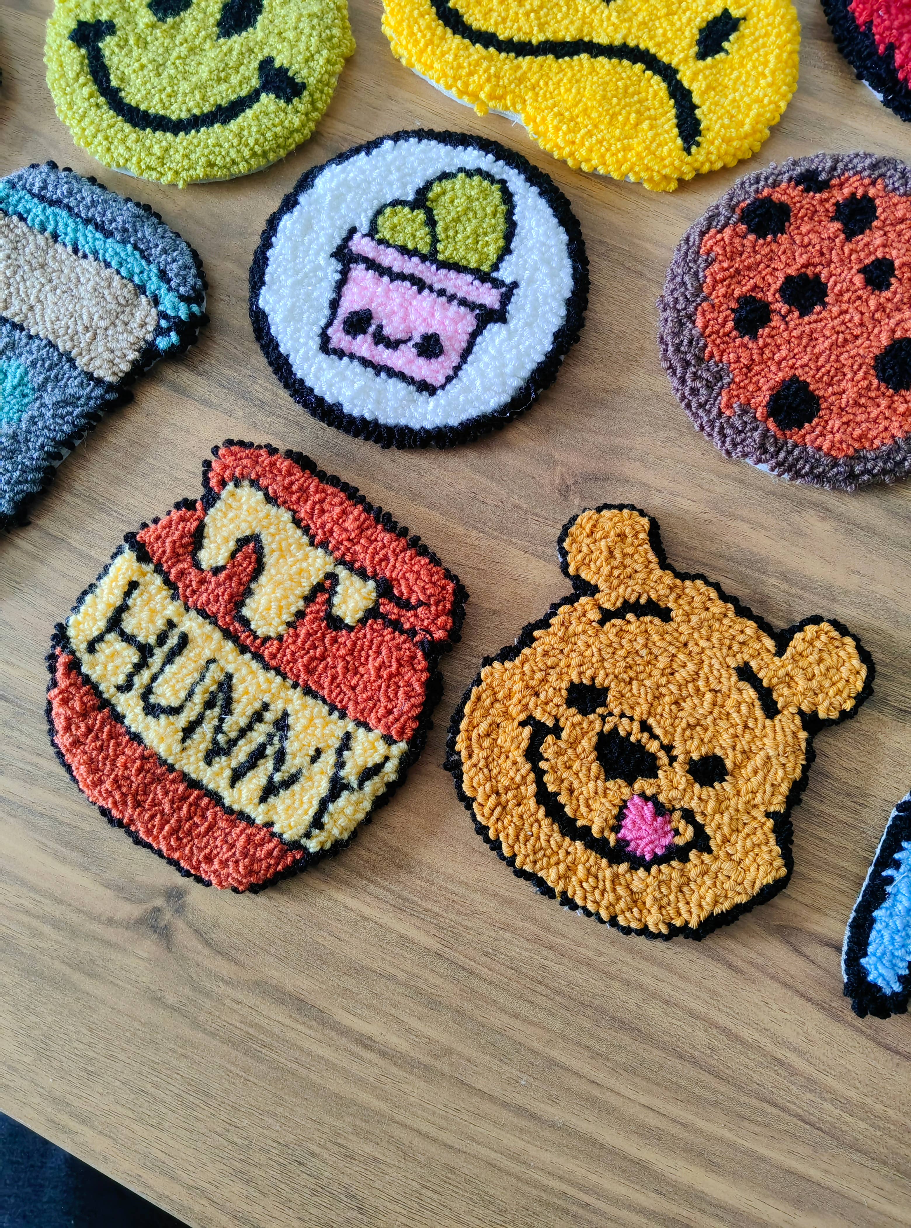 despinacrafting - Wholesale Coasters - Punch Needle Mug Rug, Coffee Coaster11