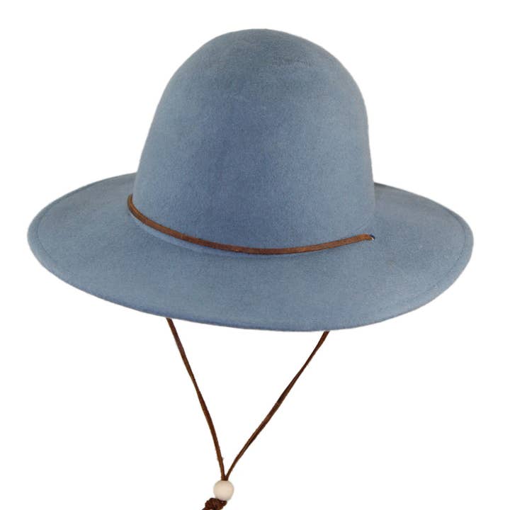 Jeanne Simmons Accessories - Wholesale Fedora - Women's - Western round top100% wool felt 7885 Winter Hat