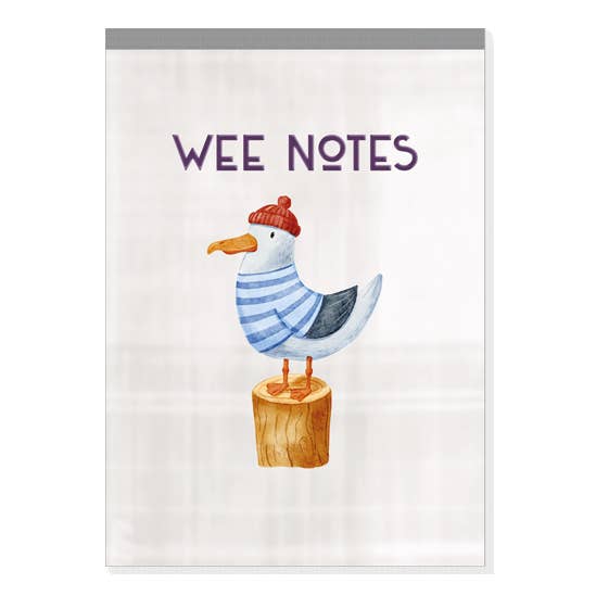 Seagull Wee Notes - Small A7 Notepad for wholesale by Spindrift Designs