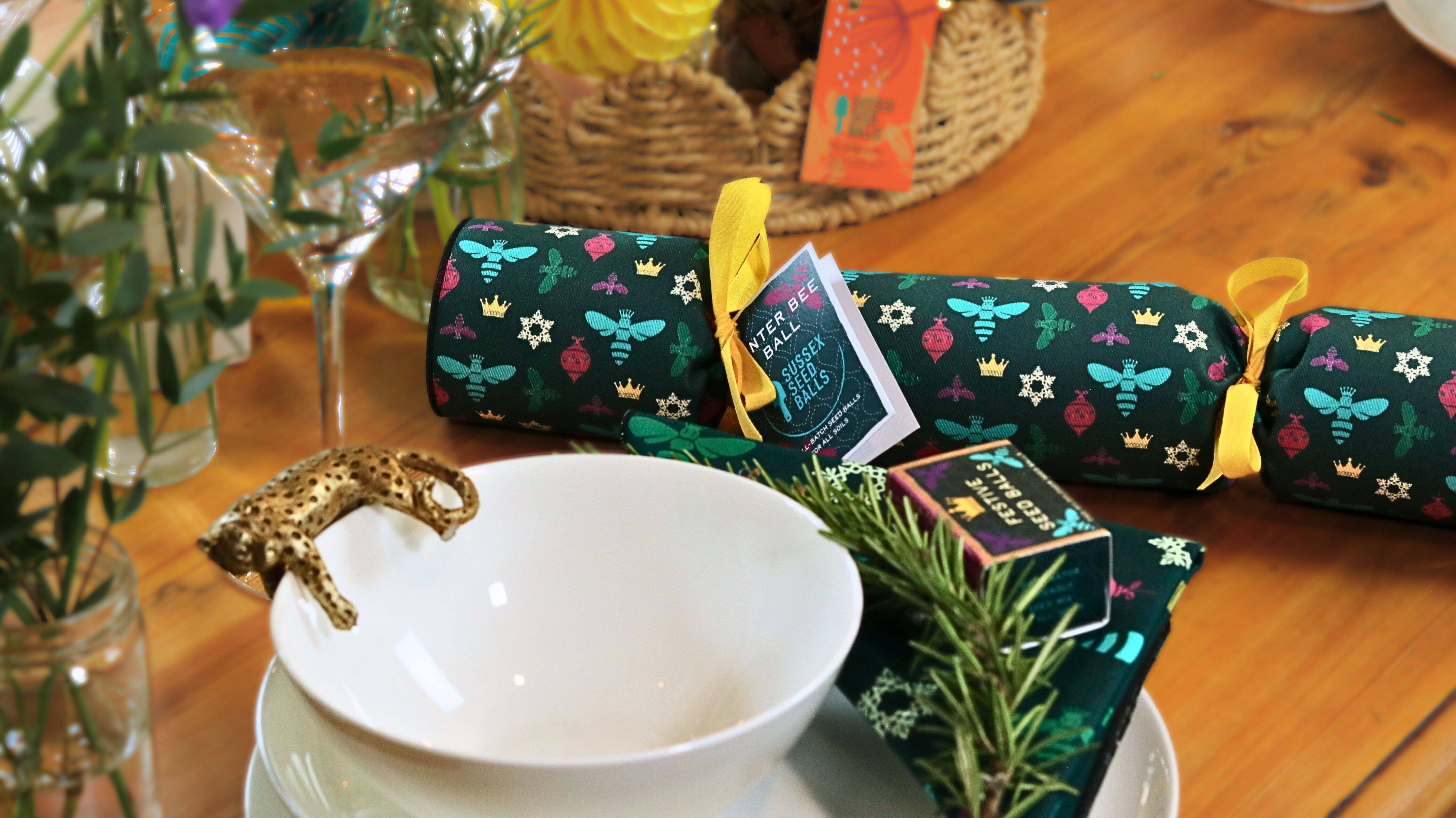 Sussex Seed Balls – wholesale Party gift – Festive Wildflower Seed Ball Gift Cracker5