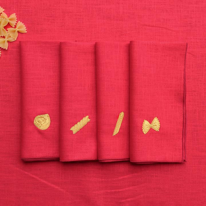 Servilleta de puro lino PASTA para venta al por mayor de Giardino Segreto