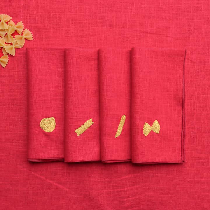 Giardino Segreto – Guardanapo e pano de jantar por atacado – Guardanapo em puro linho PASTA6