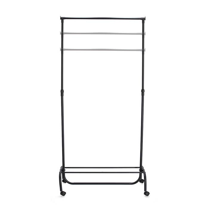 black Garment rack, metal/plastic for wholesale on Faire3