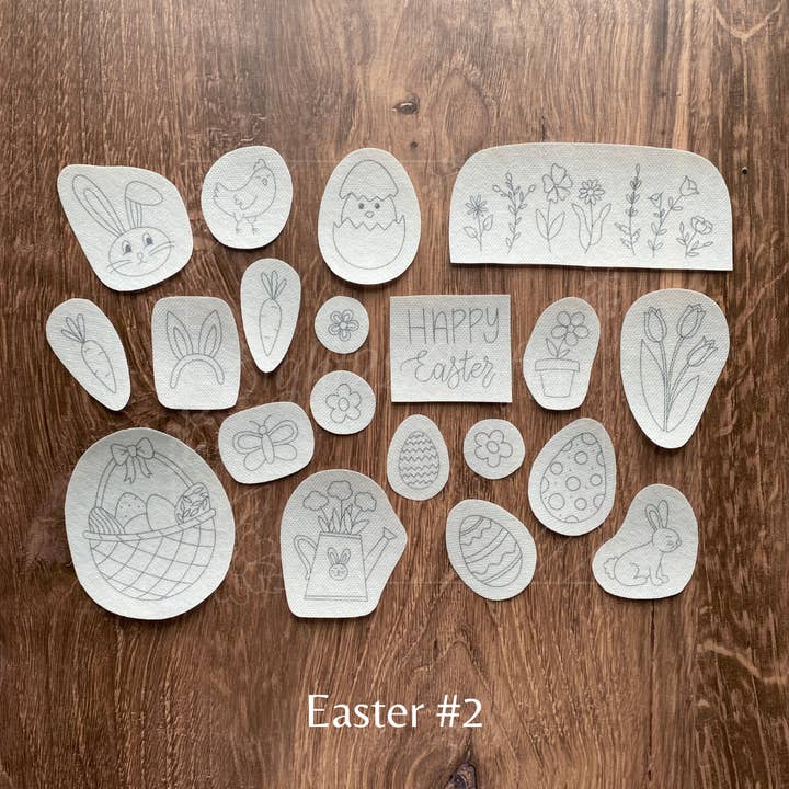 Eight22Crafts - Wholesale Embroidery/Cross Stitch Supplies - Easter Stick and Stitch Embroidery Designs1