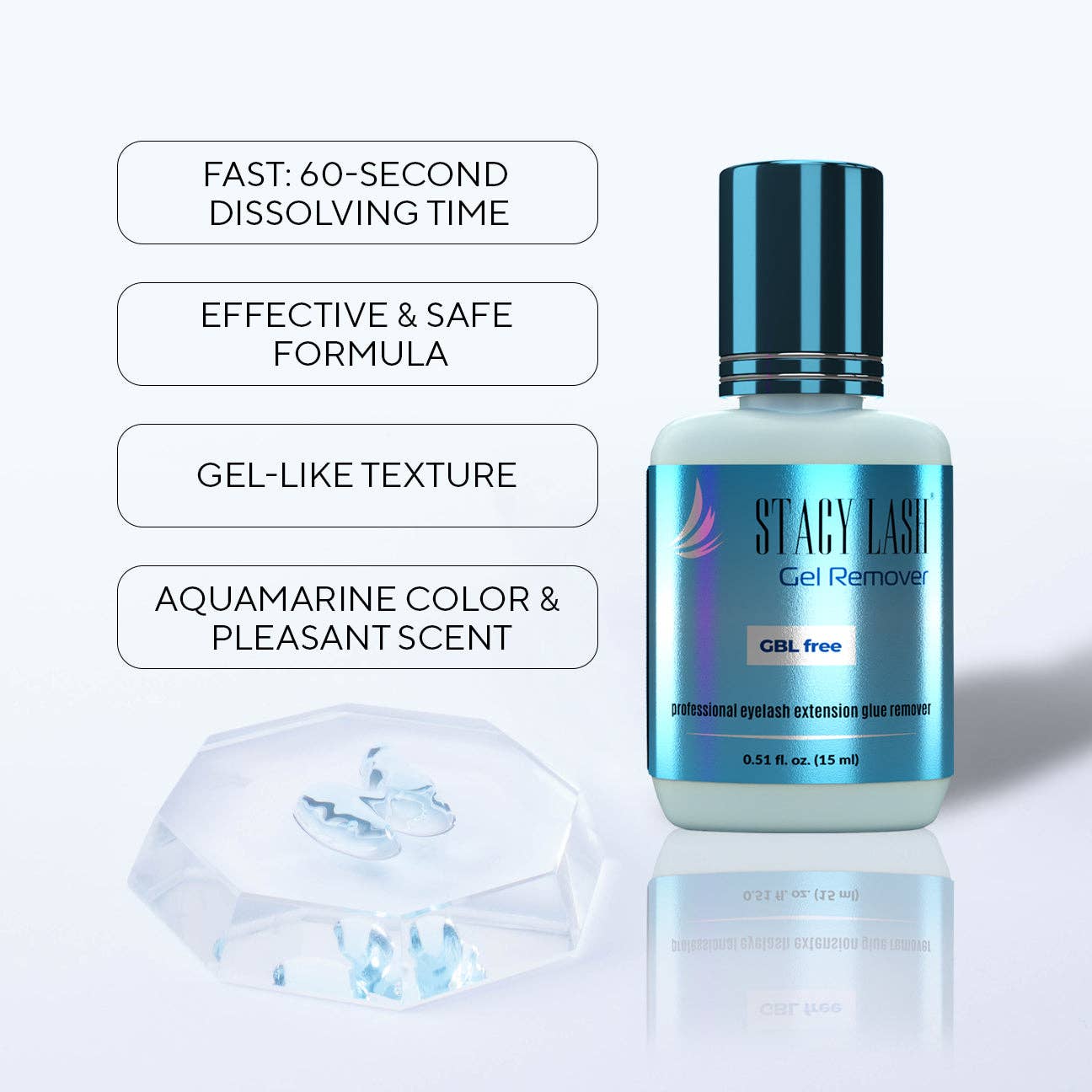 Stacy Lash - Wholesale False/fake eyelashes - Stacy Lash Gel Remover for Eyelash Extension Glue - 15ml1