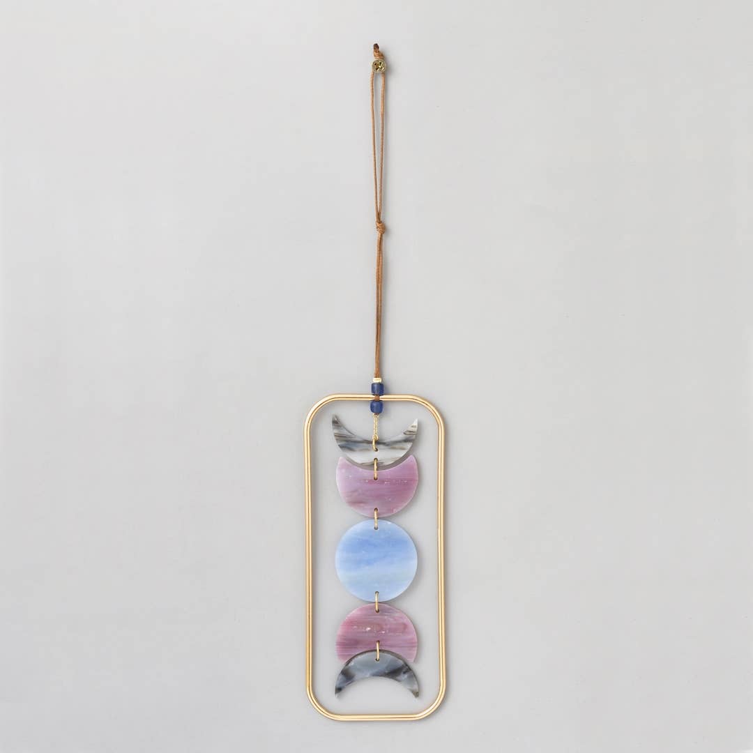 Scout Curated Wears - Wholesale Suncatcher - Stained Glass Light Catcher - Moon Phase0