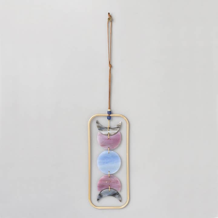 Scout Curated Wears - Wholesale Suncatcher - Stained Glass Light Catcher - Moon Phase