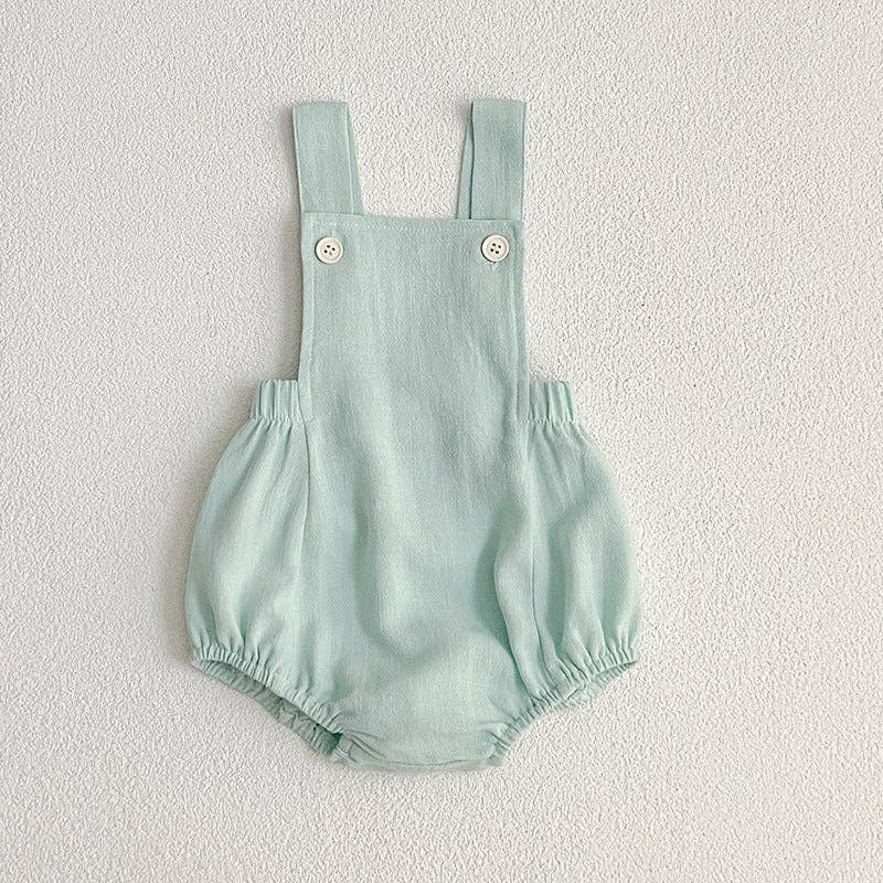MyKids-USA® - Wholesale Overalls - Baby - Baby Unisex Solid Color Overalls Design bodysuit0