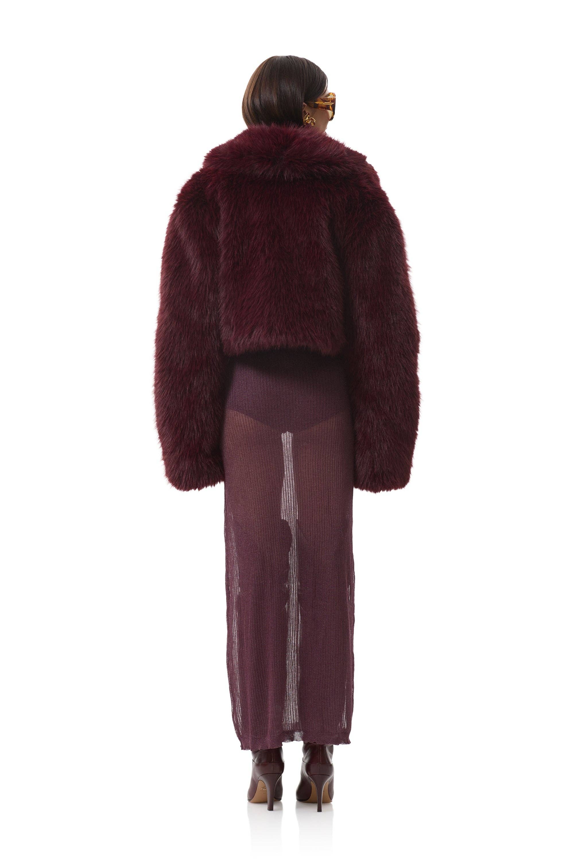Stephanie Fur Jacket - Port Royal for wholesale on Faire6