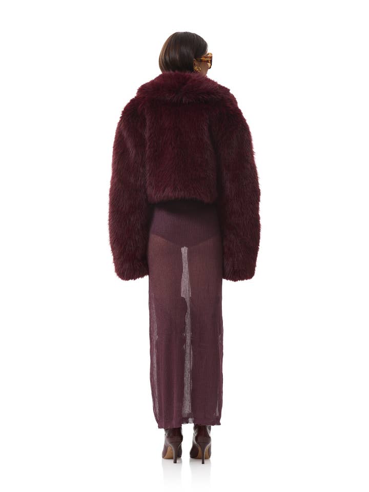 Stephanie Fur Jacket - Port Royal for wholesale on Faire6